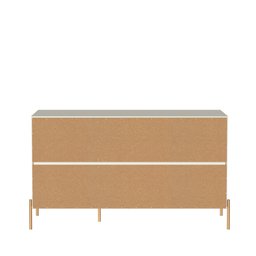 Cômoda 3 Gavetas 1 Porta Jasper Branco 135cm - 7