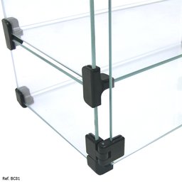 Expositor Modulado em Vidro com Portas - 0,40 x 0,30 x 0,20 - 4