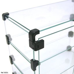 Expositor Modulado em Vidro com Portas - 0,40 x 0,30 x 0,20 - 3