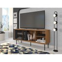 Ver imagem 6 de Rack para TV até 55 Polegadas Industrial 136cm em BP Porta Ripada Multiverso 