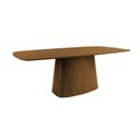 Ver imagem 1 de Mesa de Jantar Mampituba Orgânica Curva Madeira Maciça Mel