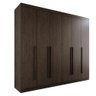 Guarda-roupa Casal 6 Portas 6 Gavetas Sparta - Mais Móveis Cor New Canion - 8
