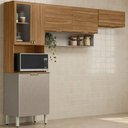 Ver imagem 2 de Cozinha Modulada 3 Pecas 250 Cm Mdp Alba Amendola Nude Prime Demobile