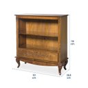 Ver imagem 5 de Estante de Madeira com 01 Gaveta e 01 Prateleira Pés Luiz Xv 5130 Genebra - Pinhão