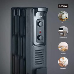 Aquecedor Elétrico a Óleo EOS Comfort Heat EAQ02O 1500W Preto 110V - 2