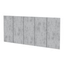 Ver imagem 2 de Cabeceira Modulada Estofada Adesiva Decorativa Solteiro 100cm - Cinza