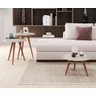 Conjunto 3 Mesa Aline Centro Apoio Lateral Off White Humagui - 1