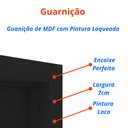Ver imagem 6 de Kit Porta de Madeira 210x90cm Lisa Laqueada Moldufama Abertura Direita