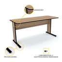 Ver imagem 3 de MESA P/ ESCRITÓRIO 152X61 PANDIN MAXXI - NATURALLE/PRETO MX150