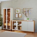 Ver imagem 4 de Cristaleira Guanabara e Balcão Buffet Vitoria Off White Freijo Colibri Off White Freijo