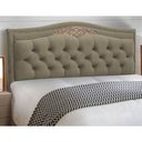 Ver imagem 4 de Cabeceira Estofada Box Casal Queen Size 160cm Corino Areia
