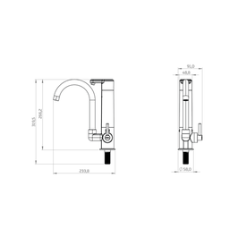 PURIFICADOR DE PAREDE LAGUNE VITALITE CROMADO - 2