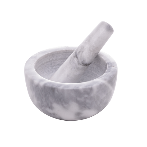 Conjunto Pilão e Socador de Mármore Marin Natural Lyor