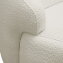 Ver imagem 6 de Sofá 2 Lugares Sala Orgânico 150cm Donk L08 Boucle Off White - Mpozenato