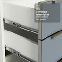 Ver imagem 6 de Armário de Cozinha Completa de Canto 549 cm Branco/Cinza Lux Madesa 01