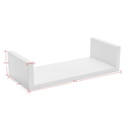 Prateleira MDF 30/40/50 x 15 cm Kit 3 Peças Eví Decor - 6
