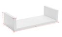 Ver imagem 5 de Prateleira MDF 30/40/50 x 15 cm Kit 3 Peças Eví Decor