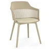 Kit 4 Cadeiras Montreal Marcela Estofada - Nude - 2