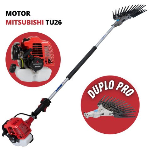 Derriçadeira Para Colheitas de Café Nakashi DL262MDL com Haste Longa e Kit Derriçador