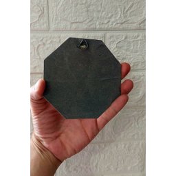 Quadro Feng Shui Baguá Espelhado Talismãs Ying Yang Branco - 4