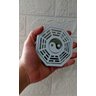 Quadro Feng Shui Baguá Espelhado Talismãs Ying Yang Branco - 6