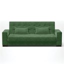 Ver imagem 6 de Sofá Cama Decorativo 210cm Beesley Suede Verde - Gran Belo