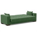 Ver imagem 7 de Sofá Cama Decorativo 210cm Beesley Suede Verde - Gran Belo