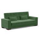 Ver imagem 1 de Sofá Cama Decorativo 210cm Beesley Suede Verde - Gran Belo