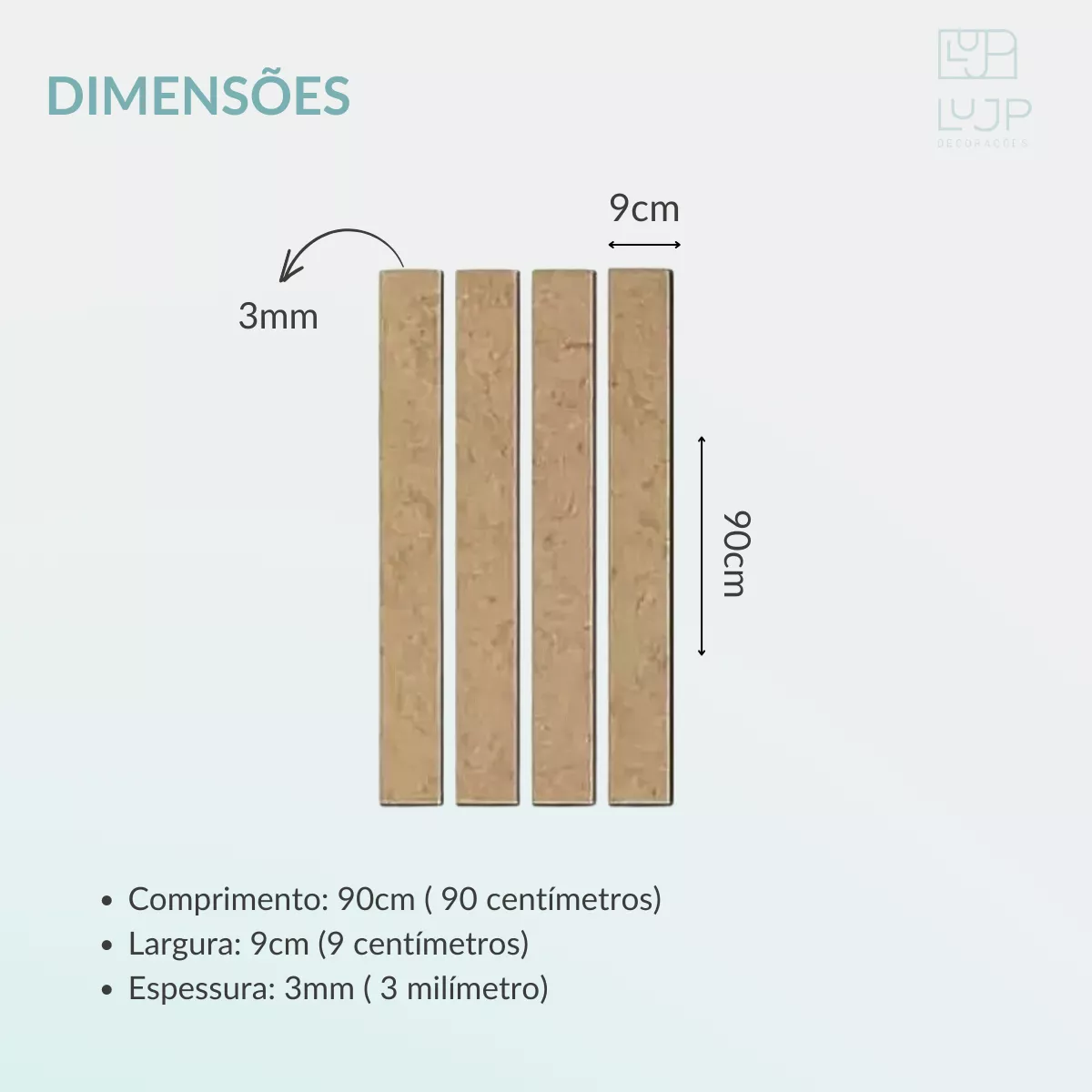 Kit 28 Paineis Ripas Shiplap Mdf 3mm Decoração Moderna 3d - 2