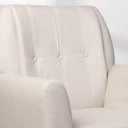 Ver mais imagens de Kit Quarto Theo com Pés Retrô Natural - Berço + Cômoda 6 Gavetas + Poltrona de Amamentação Lola com