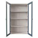 Ver imagem 3 de Armário Aéreo 2 Portas 135cm com Porta de Vidro Arizona CabeCasa MadeiraOriginals