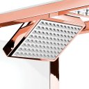 Ver imagem 4 de Chuveiro Elétrico Ducha Acqua Duo Rose Gold Branco 127v 5500w Lorenzetti Eletrônico