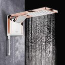 Ver imagem 1 de Chuveiro Elétrico Ducha Acqua Duo Rose Gold Branco 127v 5500w Lorenzetti Eletrônico