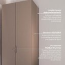 Ver mais imagens de Guarda-Roupa Planejado 4 Peças com 6 Portas Orion CabeCasa MadeiraOriginals Marrom