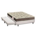 Ver imagem 1 de Cama Box c/Auxiliar Casal: Colchão Espuma Orthoflex D33 Comfortpedic Line + Base CRC Courano White(1