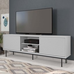 Rack para TV até 72 Polegadas Industrial 180cm em BP Porta Pier Multiverso  - 2