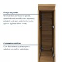 Ver mais imagens de Balcão Porta Tempero Rainha 100% MDF 20cm Nesher Cinza/Nature Greige