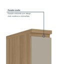 Ver imagem 7 de Balcão Porta Tempero Rainha 100% MDF 20cm Nesher Cinza/Nature Greige
