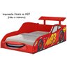 Cama Solteiro Carro Mc Veloz Vermelho - 3