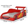 Cama Solteiro Carro Mc Veloz Vermelho - 2