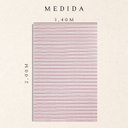 Ver mais imagens de Tapete Sala Quarto Infantil 2,00 X 1,40m Rosa Chevron Artesanal Antiderrapante Moderno Rústico