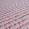 Tapete Sala Quarto Infantil 2,00 X 1,40m Rosa Chevron Artesanal Antiderrapante Moderno Rústico - 5
