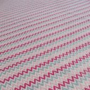 Ver imagem 5 de Tapete Sala Quarto Infantil 2,00 X 1,40m Rosa Chevron Artesanal Antiderrapante Moderno Rústico