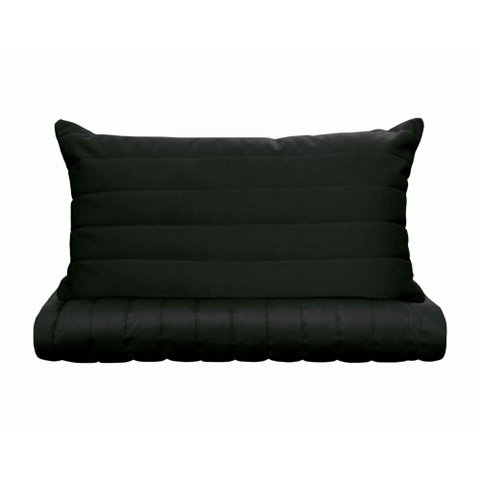 Peseira Matelada Solteiro Preta Kacyumara