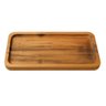 Bandeja de Madeira Teca 20x10cm Tábua Petisqueira 15mm Porção Servir Zanline - 1