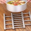 Ver imagem 1 de Descanso Suporte de Panela Retrátil em Aço Inox