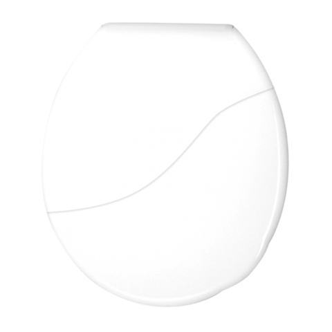 Assento Tampa para Vaso Sanitário Oval Almofadado Bellart Branco Durín