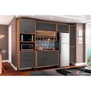 Ver imagem 6 de Torre Quente de Cozinha Syrah com 2 Portas e 2 Gavetas 74x225m Amendoa-off White - Ronipa