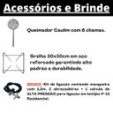 Ver imagem 4 de Fogão Industrial de Piso 2 Bocas Alta Pressão 30x30cm Itafaz