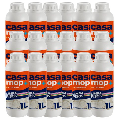 Kit 18 Unid. Limpa Pisos Casamop 1 Litro - Limpeza Pesada